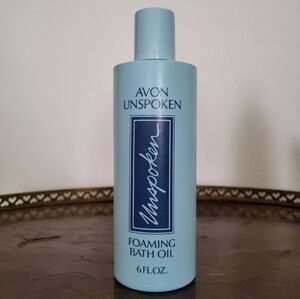 Vintage Avon UNSPOKEN Foaming Bath Oil 6oz
